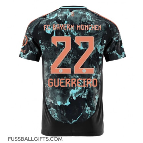 Bayern Munich Raphael Guerreiro #22 Fußballbekleidung Auswärtstrikot 2024-25 Kurzarm